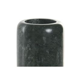 DKD Home Decor Vaso de Mármol Moderno Verde para Bebidas, Apto para Lavavajillas. Con Medidas de 7.5 cm Ancho, 7.5 cm Largo y 10 cm Alto.
