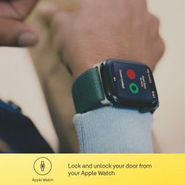 Yale AAAUV89687 Cerradura conectada Linus L2 - Batería recargable - Wi-Fi - Control de acceso - Acabado negro mate