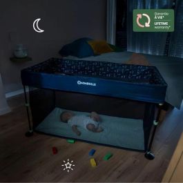 Badabulle Cuna de viaje Easy Clip BAD3661276187276 Plegable Ligera Compacta con Bolsa de Transporte Colchón Incluido