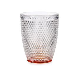 Vivalto Vaso de Cristal con Puntos para Agua 300ml Ámbar 8x8x10 cm (Set de 48)