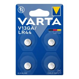 Varta Pila Botón Alcalina LR44 V13GA 1.5V Ø11,6 x 5,4 mm Blister 4 Unidades Precio: 2.78999985. SKU: B1C6JGHPCV
