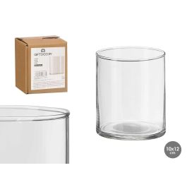 Giftdecor Florero de Cristal Transparente, Forma de Cilindro, 10 x 12 cm (Set de 12) Precio: 18.69000001. SKU: B12GTE4NKV