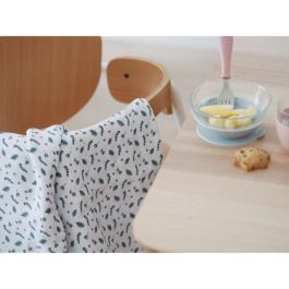 Beaba Arrullos Muselina Algodón Orgánico Oekotex XXL 120x120cm - Pack 2 Suaves, Absorbentes y Transpirables Rosa Viejo / Campo Floral