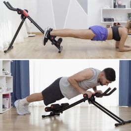 Máquina de Abdominales Plegable con Guía de Ejercicios Plawer InnovaGoods