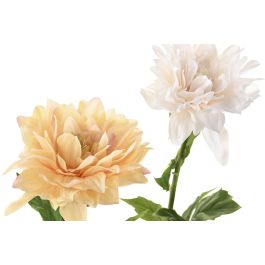 DKD Home Decor Flor Blanco Amarillo 14 x 62 x 14 cm (12 Unidades)