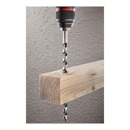 Wolfcraft Broca para vigas de madera, vástago hexagonal, Ø6 x 400 mm, longitud de trabajo 325 mm Wolfcraft Broca para vigas de madera, vástago hexagonal, Ø6 x 400 mm, longitud de trabajo 325 mm