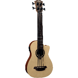 Ukelele Lag Tiki Uku Mini Bass Cutaway Eletroacustico