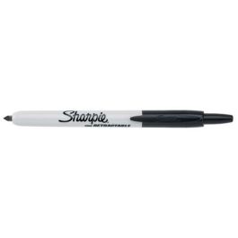 Marcador Permanente Sharpie Retractil Negro (Set de 12) Precio: 46.7181. SKU: B1JFV8QWQ6