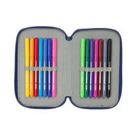 Portatodo F.C. Barcelona Azul marino 12.5 x 19.5 x 4 cm 29 Piezas