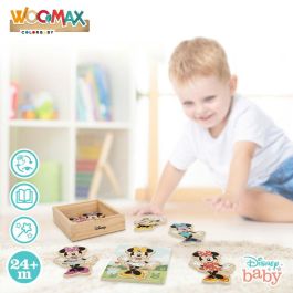 Puzzle Infantil de Madera Disney + 2 Años 19 piezas (12 Unidades) Puzzle Infantil de Madera Disney + 2 Años 19 piezas (12 Unidades)
