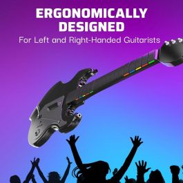 PDP 1717630706377 Guitarra inalámbrica Riffmaster para PlayStation 4, PlayStation 5 y PC Negra