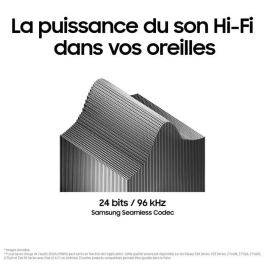 Samsung 8806095651903 Galaxy Buds3 Auriculares Inalámbricos con Reducción Activa de Ruido, Plata