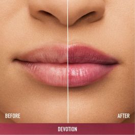 Bare Minerals #Devotion DEWY LIP GLOSS BALM Bálsamo Labial Brillo Hidratante 24h y Nutritivo Vegano para Labios Suaves Color Granate 2,3g