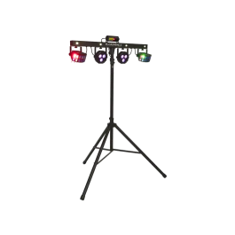 ALGAMLIGHT Florida Bar II Focos LED 4 en 1 RGB Derby Láser RG Estroboscópico con Soporte Tipo Trípode para Eventos y DJs Precio: 331.49999982. SKU: B1AFQLJSWD