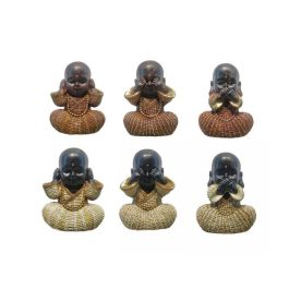 DKD Home Decor Figura Monje Resina Rojo Beige 7.5 x 15.5 x 12 cm 6 Unidades Precio: 27.78999982. SKU: B16QZ2756C