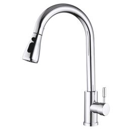 Grifo Monomando Fontastock Cromo Acero Inoxidable Cerámico Forma de C Precio: 65.49999951. SKU: B12VBPGFTM