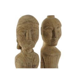 Estatua Item Home DKD Home Decor Natural 7.5 x 50 x 7.5 cm Set de 2