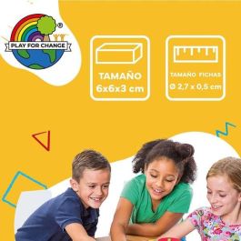 Cayro Accesorios de Damas de Plástico para el Juego en Caja 6x6x3 cm - Juego de Mesa Clásico para Niños +5 Años