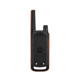 Motorola Walkie-Talkie TALKABOUT T82 PMR 446, Alcance 10000m, 16 Canales, Negro/Naranja