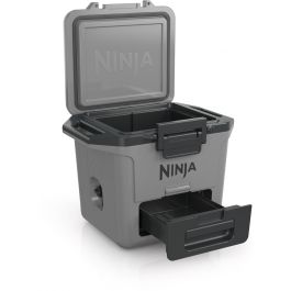Ninja FB131EUGY FrostVault Nevera Portátil 28 L Gris con Asa de Transporte y Bloqueable