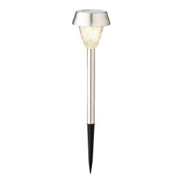 Lumineo Baliza inox luz cálida 24 x 8 cm, pack de 4 unidades