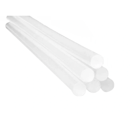 Liderpapel Barra Termofusible Silicona 11mm x 200mm Blister 6 Unidades Uso Bricolaje Pistola Cola