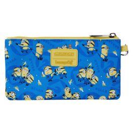 Loungefly Cartera Nylon Minions Gru Mi Villano Favorito con Cremallera y Detalles Estampados 20x10.62cm