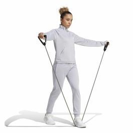 Pantalón Largo Deportivo Adidas Aeroready Game Go Gris Mujer