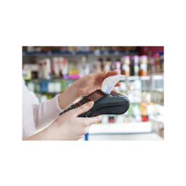 Exacompta Rollo de Papel Térmico 57x40 mm 55 g/m² Sin BPA