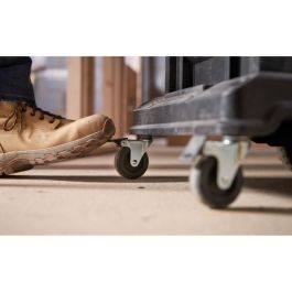 Stanley AUC3253561723636 Carrito de Transporte TSTAK Fatmax 4 Ruedas - Carga Máxima 100 kg - Aluminio