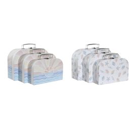 Caja Kids DKD Home Decor Multicolor Multicolor 9.5 x 20 x 28 cm Set de 3