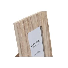 DKD Home Decor Marco de Fotos 10x15 Boho Natural Madera Hecho a Mano (6 Unidades) 24 x 19 cm