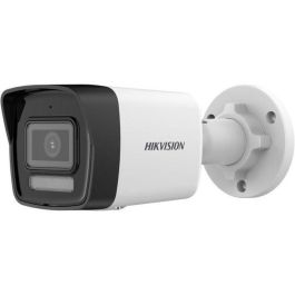 Hikvision Cámara IP Bullet 4MP 2.8mm Smart Hybrid Light 30m WDR IP67 PoE con Micrófono para Seguridad SMB