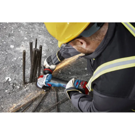 Bosch GWX 18V-11 S Solo L X-LOCK | Amoladora Angular Profesional Sin Escobillas, 125 mm, 18V (equivalente a 1100W) - GWX 18V-11 S