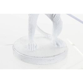 DKD Home Decor Lámpara Sobremesa Colonial Blanco Negro 20 x 45 x 20 cm (2 Unidades)