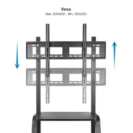 TOOQ Soporte suelo ruedas "COLOSO" 37-100"