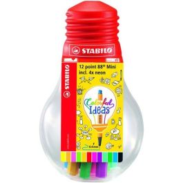 Rotulador Fibra Stabilo Point 88 Mini Estuche Bombilla Colorful De 12 Precio: 9.5000004. SKU: B13PFCKKDY