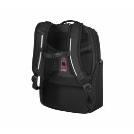 Wenger Meteor Mochila para portátil de 17 pulgadas con compartimento para tablet, color negro