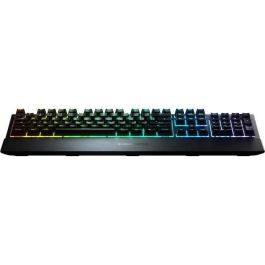 Teclado mecánico para juegos - STEELSERIES - APEX 3 - Ultra silencioso - Negro