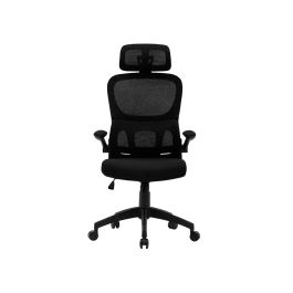 Q-connect Silla de Dirección Sorrento Malla Negro Altura Máx 1360 mm, 600x650 mm