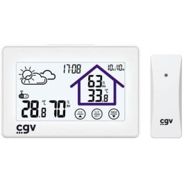 Estación meteorológica inalámbrica - CGV - MY METEO-1BM - Control táctil - Reloj y calendario - Fácil de usar