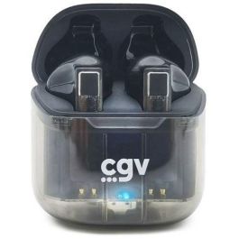 Auriculares inalámbricos Bluetooth - CGV - URBAN GHOST (Negro) - Batería de 30h - Control táctil - TWS