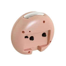 DKD Home Decor Reloj Despertador 4.7 x 9 x 10 cm Verde Menta y Rosa (4 Unidades)