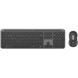 Logitech Signature Slim Combo MK950 CENTRAL-419 (CH) Teclado y Ratón Inalámbrico RF + Bluetooth QWERTZ Grafito