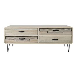 Mueble de TV DKD Home Decor Metal Madera de Paulonia (115 x 61 x 43 cm)