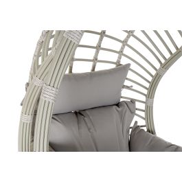 DKD Home Decor Sillón Colgante Terraza y Jardín Colección Breeze Gris 70 x 110 x 90 cm