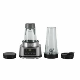 Ninja CB100EU Batidora de Vaso Foodi Standmixer 0.7L con Función de Impulso y Picahielos 1100W Negro/Acero Inoxidable