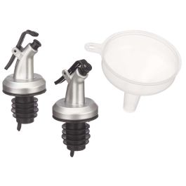 Set 2 dosificadores embudo plata Kinvara 12x16x6 cm, plástico ABS y acero inoxidable (24 Unidades) Set 2 dosificadores embudo plata Kinvara 12x16x6 cm, plástico ABS y acero inoxidable (24 Unidades)