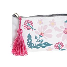 DKD Home Decor Estuche Moderno Blanco Beige 2.5 x 9 x 22.5 cm (12 Unidades)