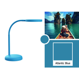 Maul Lámpara de escritorio LED 5W 769lm Luz Cálida Brazo y Cabezal Giratorios Azul